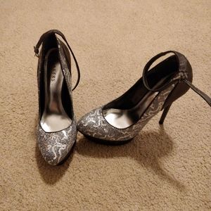 Bakers Sparkly Sequin Heels